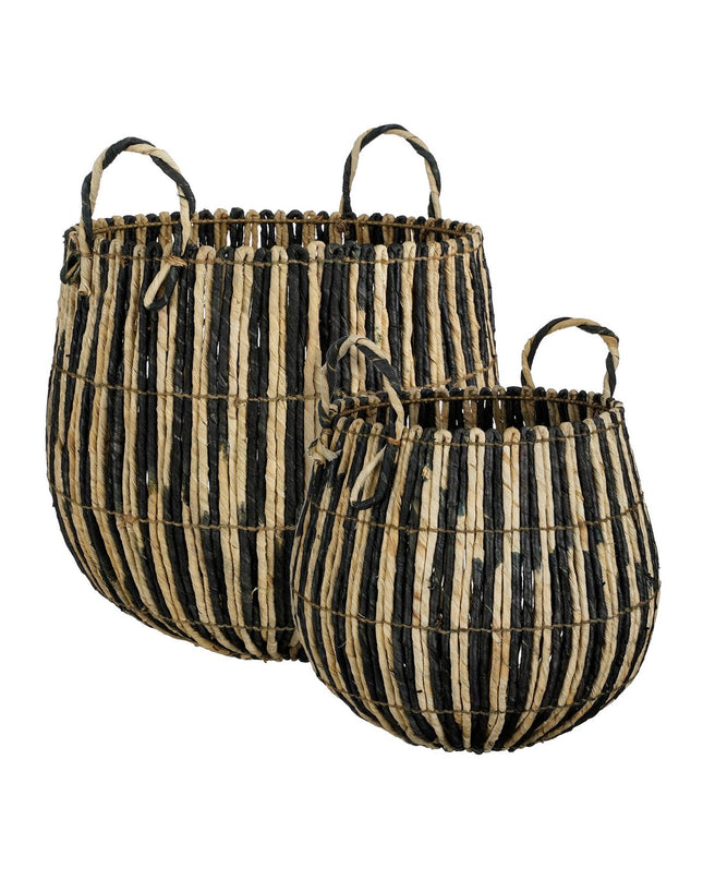 Ronda Mand - Set van 2 - H40 x Ø44 cm - Zwart