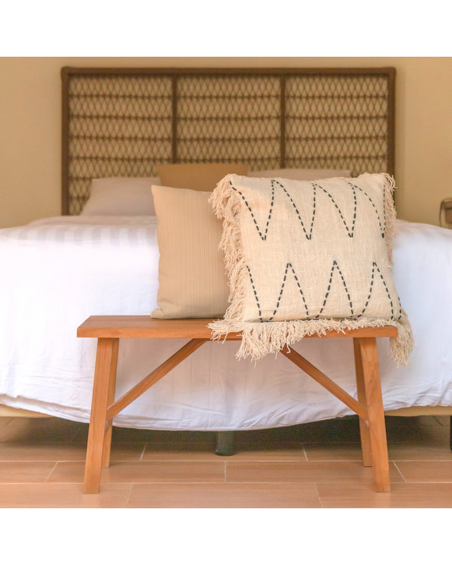 Handgeweven kussensloop 40x40/50x50 cm | Decoratief Kussen | Bankkussen PITU Gemaakt van Katoen