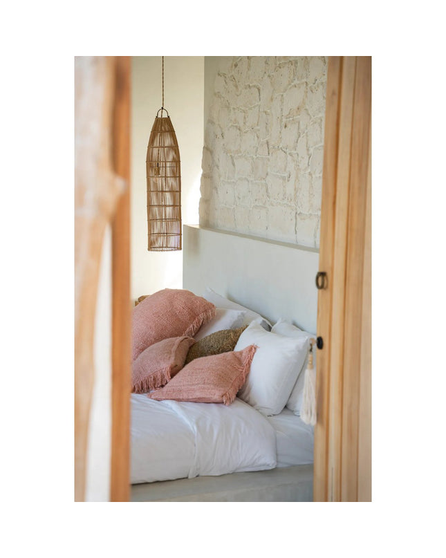 The Oh My Gee Kussenhoes - Zalmroze - 40x40