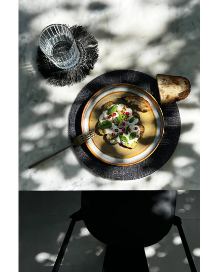 De Beaded Placemat - Zwart