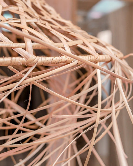 Bamboe Lampenkap met Kwastjes | Natuurlijke lampenkap | Hanglamp GILI