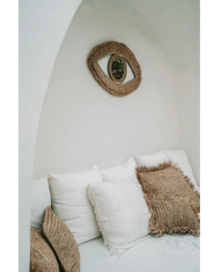 De Raffia Oogspiegel - Naturel - M