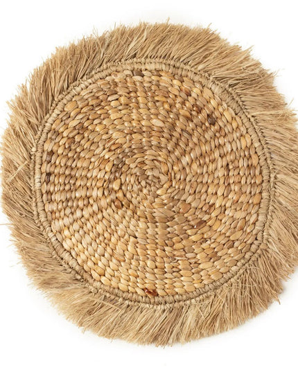 De Waterhyacint Raffia Placemat - Naturel