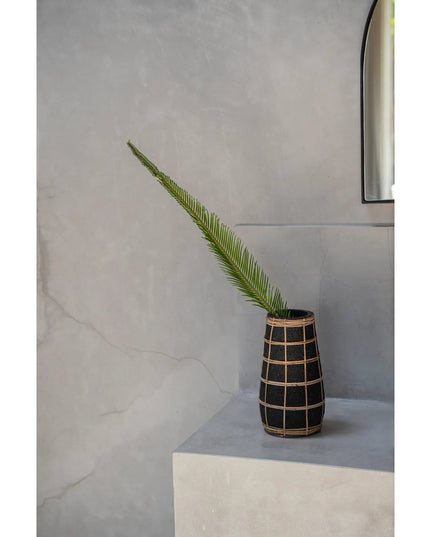 The Cutie Vase - Zwart Naturel - M