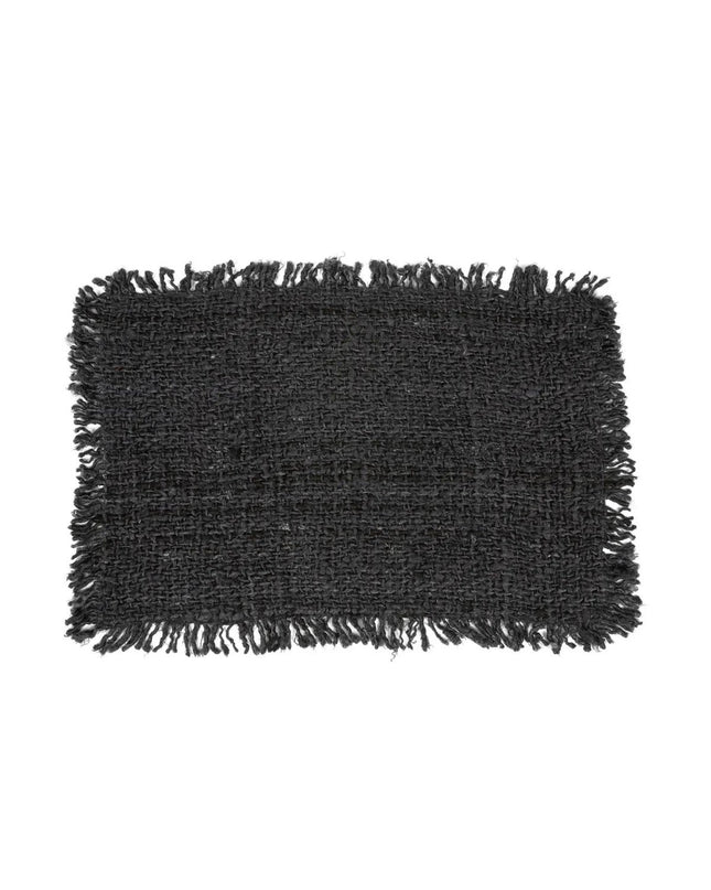 The Oh My Gee Placemat - Black Navy - Set van 4