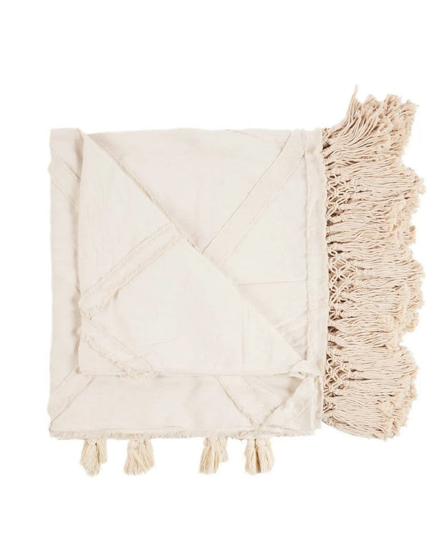 De Berber Bedsprei - Naturel