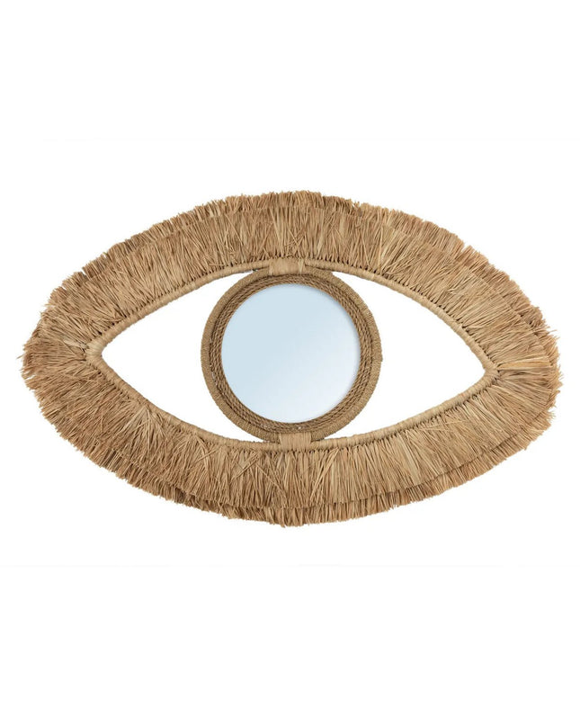 De Raffia Oogspiegel - Naturel - M