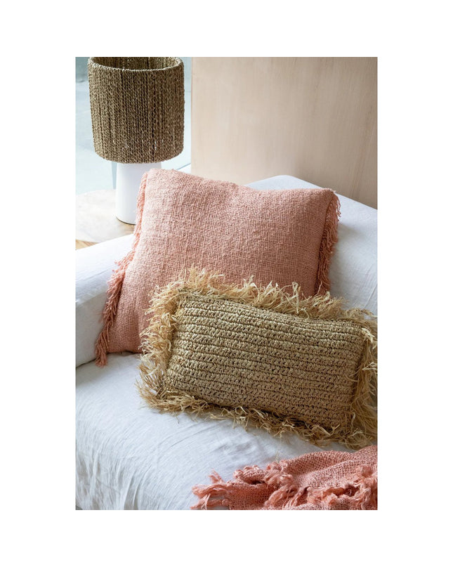 The Oh My Gee Kussenhoes - Zalmroze - 60x60