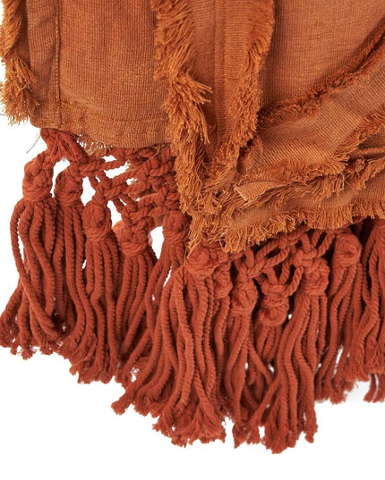 De Berber-bedsprei - Terracotta