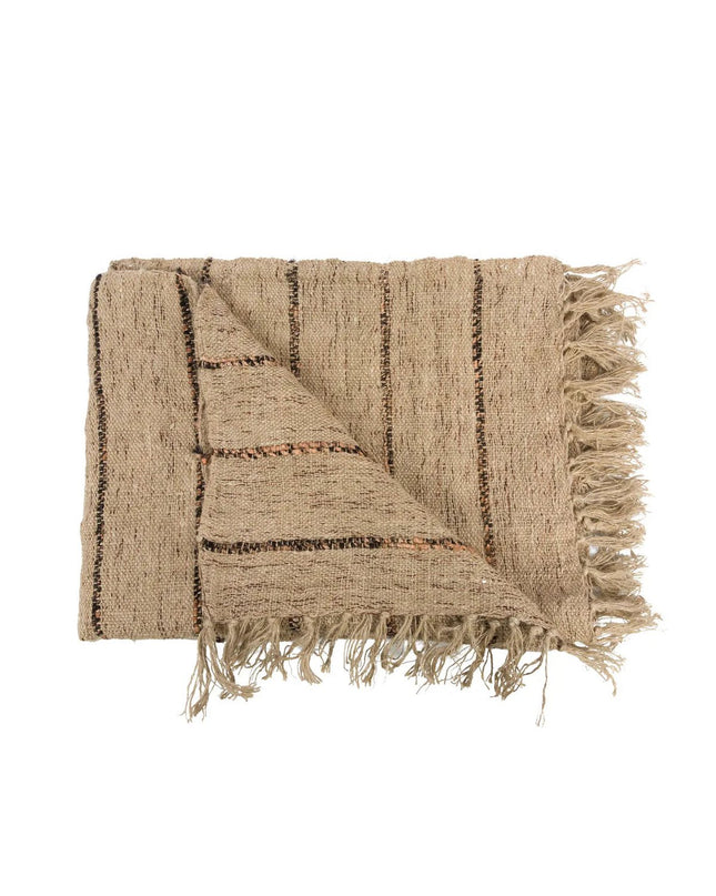 De s'il vous Plaid - Beige Zwart