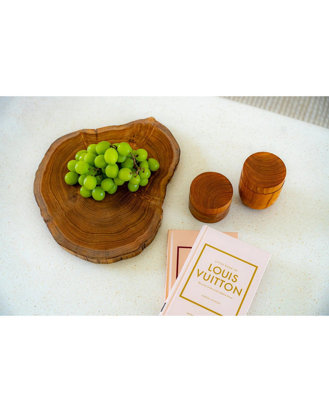 De Teakwortelsnijplank