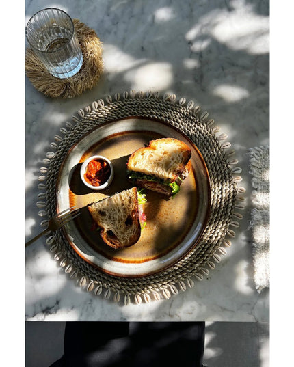 De Seagrass Shell Placemat - Natuurlijk