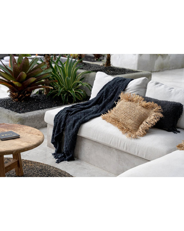 De s'il vous Plaid - Zwart Marine