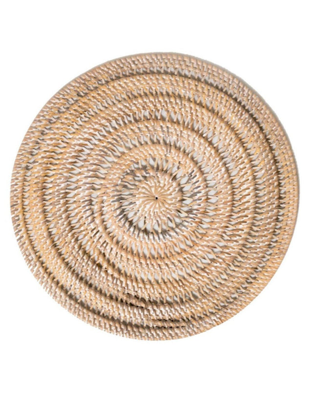 Placemat (set van 2, 4 of 6) ILUH 35 cm | Boho Tafelmat gemaakt van rotan