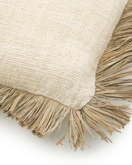 De Saint Tropez Kussenhoes - Naturel Wit - 30x50