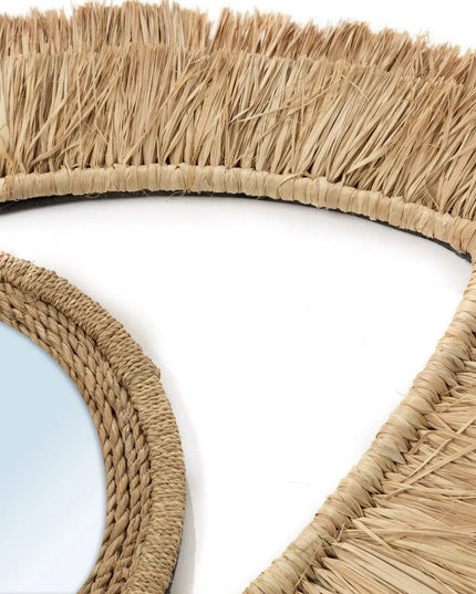 De Raffia Oogspiegel - Naturel - M