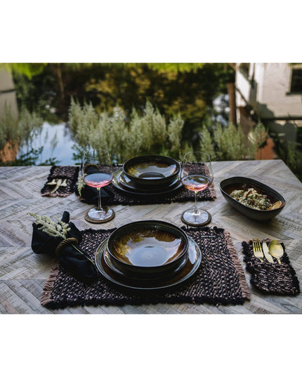 The Oh My Gee Placemat - Zwart Koper