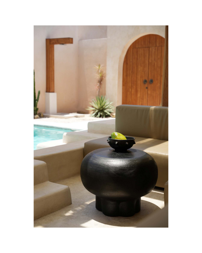 De verbrande etnische kom