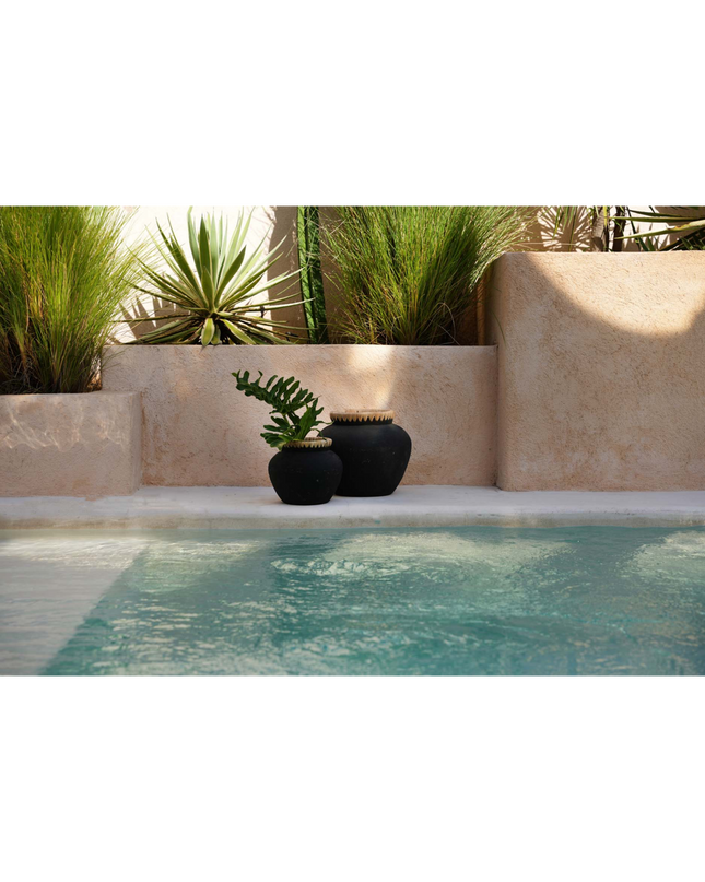 De Styly Vaas - Zwart Naturel - S