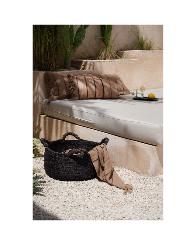 De s'il vous Plaid - Beige Zwart